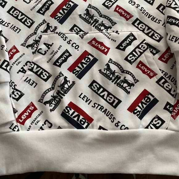 Boys Levi's Fleece Batwing Pullover Hoodie - Picture 5 of 16